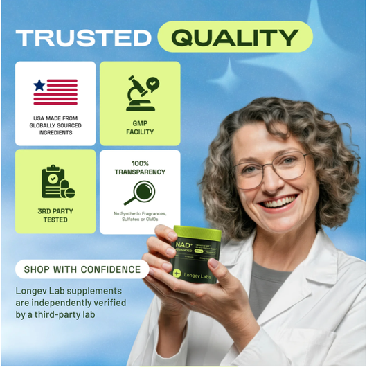 Longev Labs™ NAD+ Advanced-Nad Supplement With Resveratol